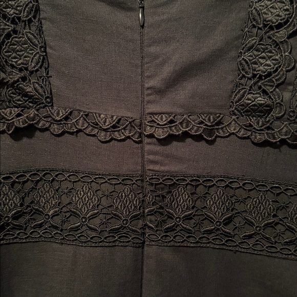 Endless Rose Black Long Sleeve Dress with Lace Details - Picture 5 of 11